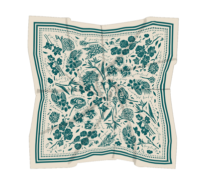 Floral Collector Silk Scarf