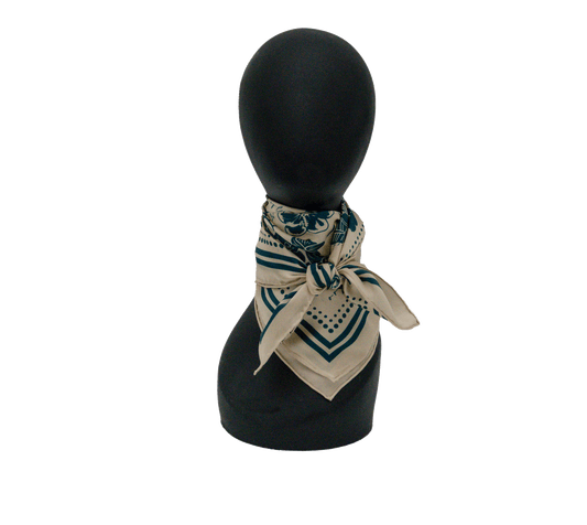 Beige and teal printed pattern silk scarf styled on head 
Silk scarf 
woman minority owned 
small business 
Best silk scarves for women 2025
Scarves for women Luxury scarves
Designer scarves
Best scarves for woman
Luxury scarves
Silk scarves
Fashion scarves for women
High-quality scarves
Gifts for women
Best scarves for travel
Best scarves for women in their 30s
Affordable luxury scarves for women
silk scarves for women 2025
Top fashion accessories for women in their 40s 30s