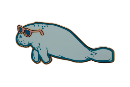 Shady Manatee Pin