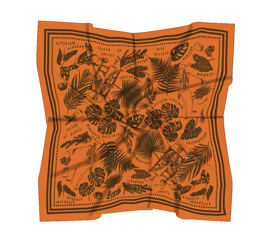 Skeleton Plant Scarf