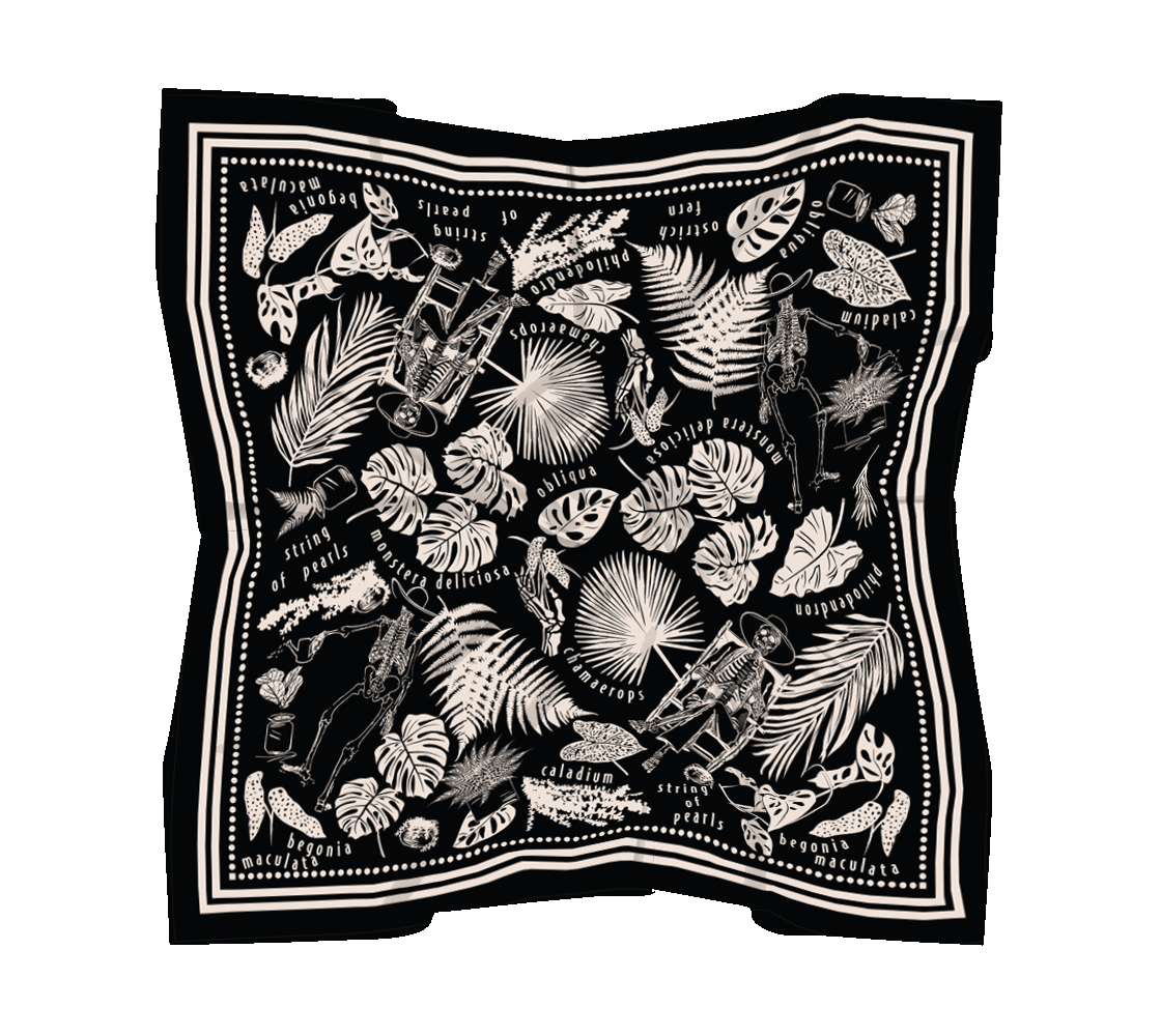 Skeleton Plant Scarf