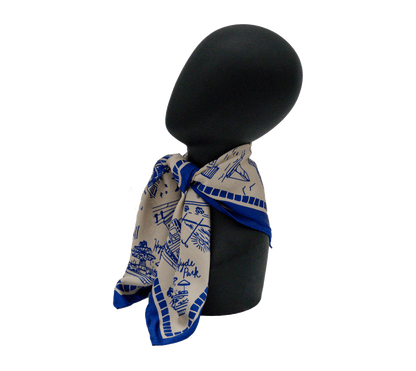 Tampa Silk Square Scarf