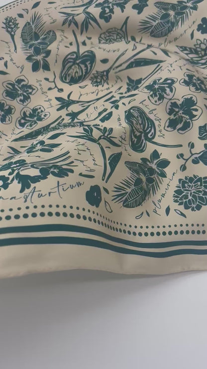 Floral Collector Silk Scarf